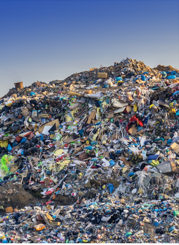 Mixed post-consumer waste